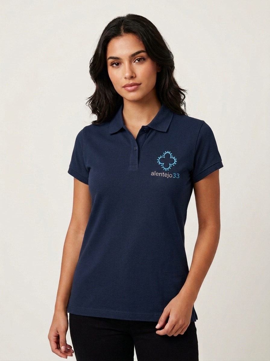 Camisola Polo - Blue Navy - Feminino